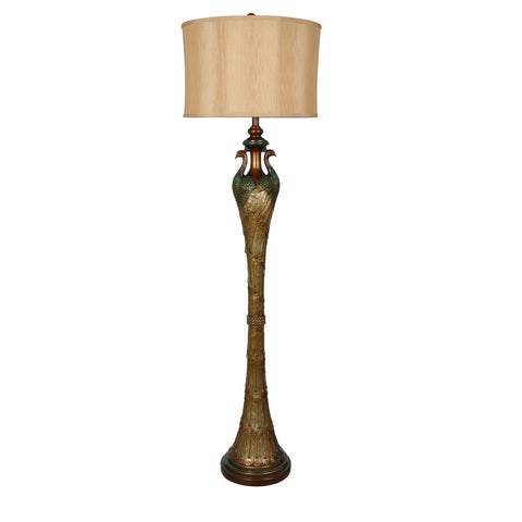 Crestview Peacock Floor Lamp CVAVP469