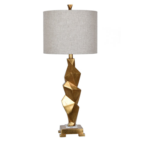 Crestview Polygon Table Lamp CVAVP571G