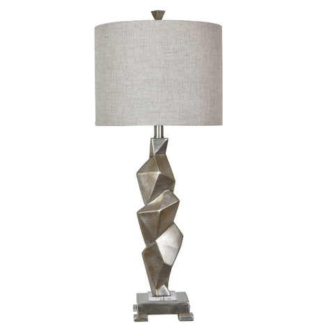 Crestview Polygon Table Lamp CVAVP571S