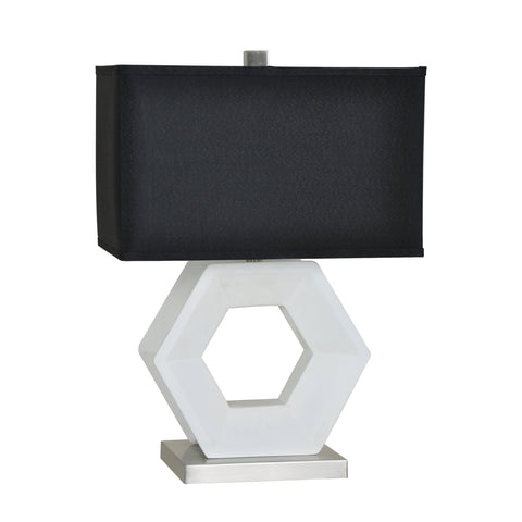 Crestview Hex Table Lamp CVAZVP007