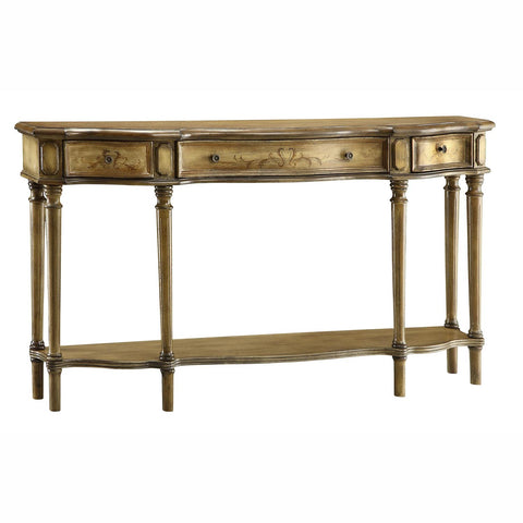 Crestview Alexandria 3 Drawer Console CVFZR1034