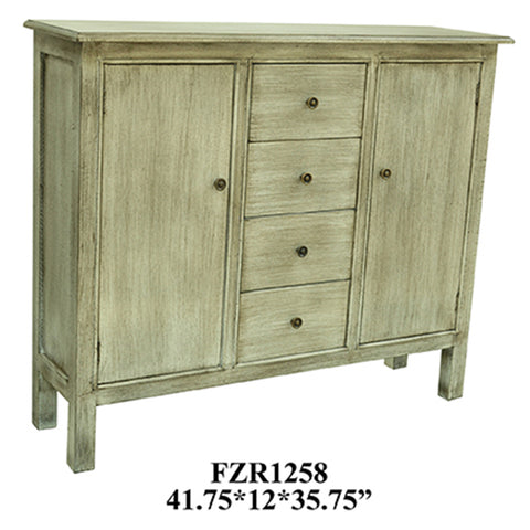 Crestview Brookline 4 Drawer / 2 Door Cabinet CVFZR1258