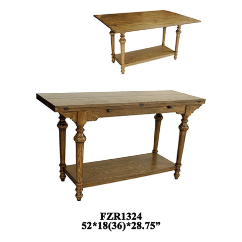 Crestview Harrison Flip Out Sofa Table CVFZR1324