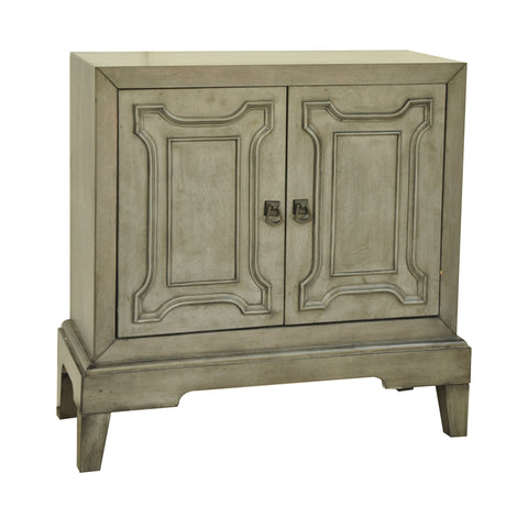 Crestview Lancaster 2 Door Grey Cabinet CVFZR1429