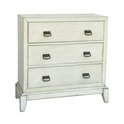 Crestview Avalon White Oak 3 Drawer Chest CVFZR1432