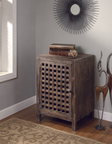 Crestview Rustic Side Cabinet CVFZR295