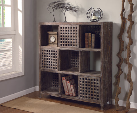 Crestview Rustic Wall Unit CVFZR299