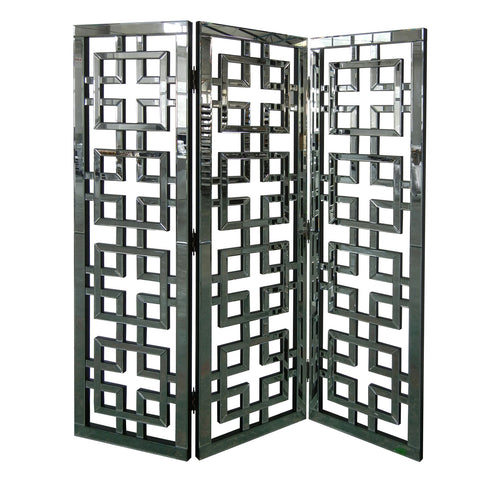 Crestview Hollywood Geometric Mirror Screen CVFZR666