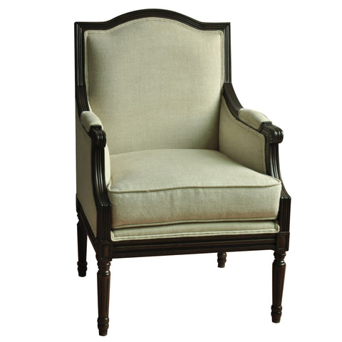Crestview Huntington Linen Accent Chair CVFZR679