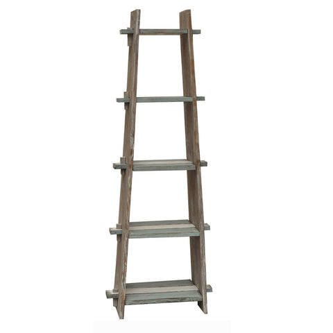 Crestview Nantucket Weathered Wood Etagere CVFZR698