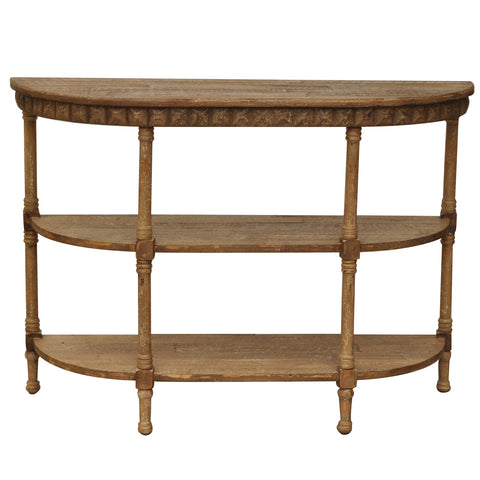 Crestview Cheyenne Demilune Console CVFZR707