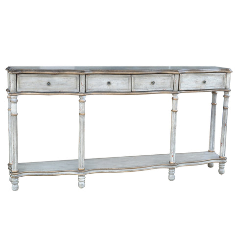Crestview Victoria 3 Drawer Console Table CVFZR912
