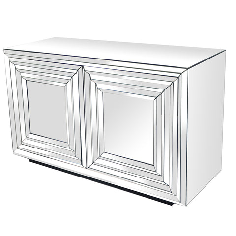 Crestview Millenium 2 Door Mirrored Cabinet CVFZR987