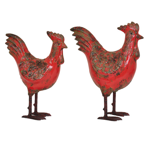 Crestview Rooster Statues CVGBP543