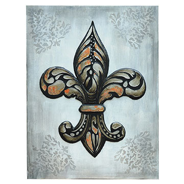Crestview Fleur de lis CVTOP1802