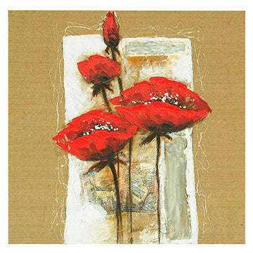 Crestview Burlap Floral 1 CVTOP1844