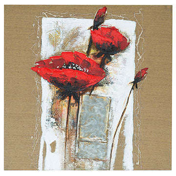 Crestview Burlap Floral 2 CVTOP1845