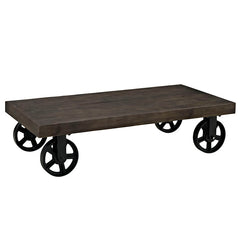 Garrison Wood Top Coffee Table