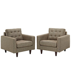 Empress Armchair Upholstered Set of 2