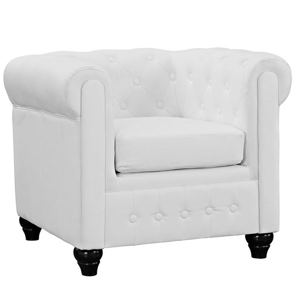 Earl Upholstered Vinyl Armchair