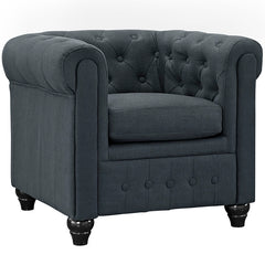 Earl Upholstered Fabric Armchair