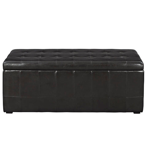 Abide Upholstered Vinyl Ottoman