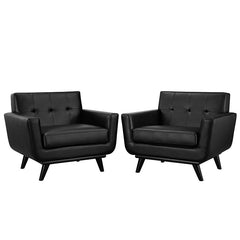 Engage Leather Sofa Set