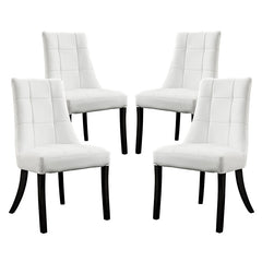Noblesse Vinyl Dining Chair Set of 4