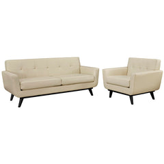 Engage 2 Piece Leather Living Room Set
