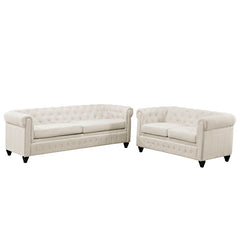 Earl 2 Piece Upholstered Fabric Living Room Set