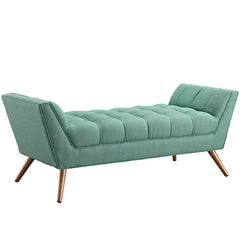 Response Medium Upholstered Fabric Bench