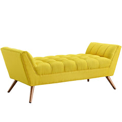 Response Medium Upholstered Fabric Bench