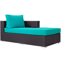 Convene Outdoor Patio Fabric Right Arm Chaise