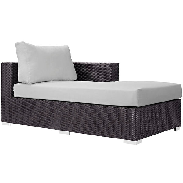 Convene Outdoor Patio Fabric Right Arm Chaise