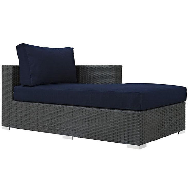 Sojourn Outdoor Patio Fabric Sunbrella® Right Arm Chaise