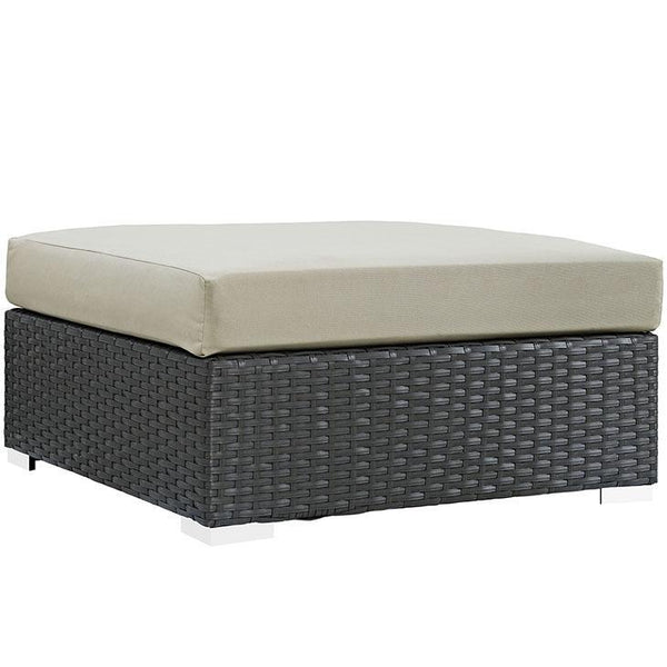 Sojourn Outdoor Patio Sunbrella® Square Ottoman