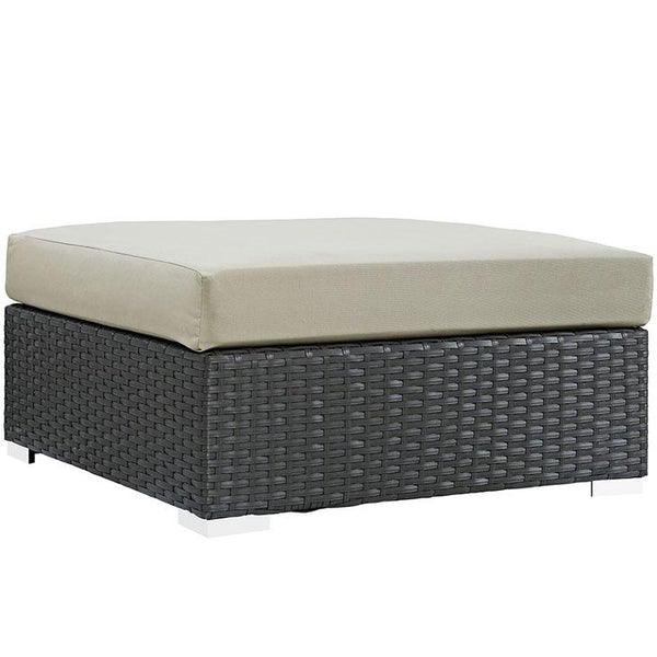 Sojourn Outdoor Patio Sunbrella® Square Ottoman