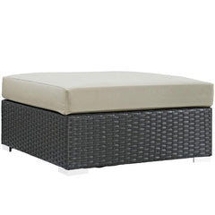 Sojourn Outdoor Patio Sunbrella® Square Ottoman