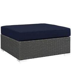 Sojourn Outdoor Patio Sunbrella® Square Ottoman