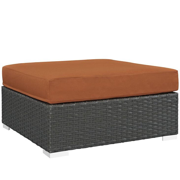Sojourn Outdoor Patio Sunbrella® Square Ottoman