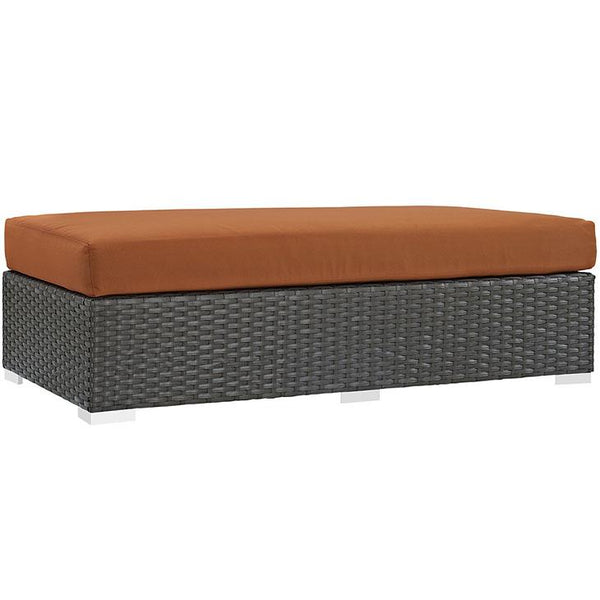 Sojourn Outdoor Patio Fabric Sunbrella® Rectangle Ottoman