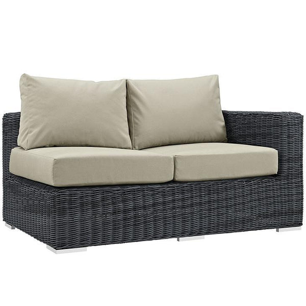 Summon Outdoor Patio Sunbrella® Right Arm Loveseat