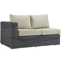 Summon Outdoor Patio Sunbrella® Left Arm Loveseat