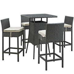 Sojourn 5 Piece Outdoor Patio Sunbrella® Pub Set