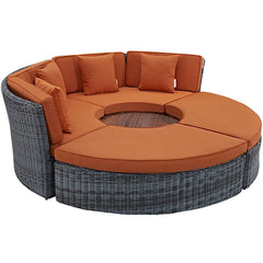 Summon Circular Outdoor Patio Sunbrella® Daybed