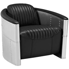 Visibility Upholstered Vinyl Lounge Chair