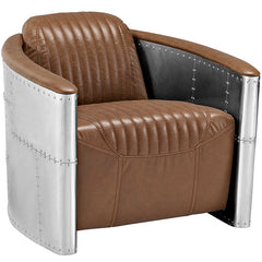 Visibility Upholstered Vinyl Lounge Chair