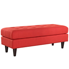 Empress Upholstered Fabric Bench