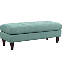 Empress Upholstered Fabric Bench