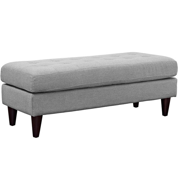 Empress Upholstered Fabric Bench